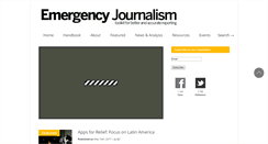 Desktop Screenshot of emergencyjournalism.net
